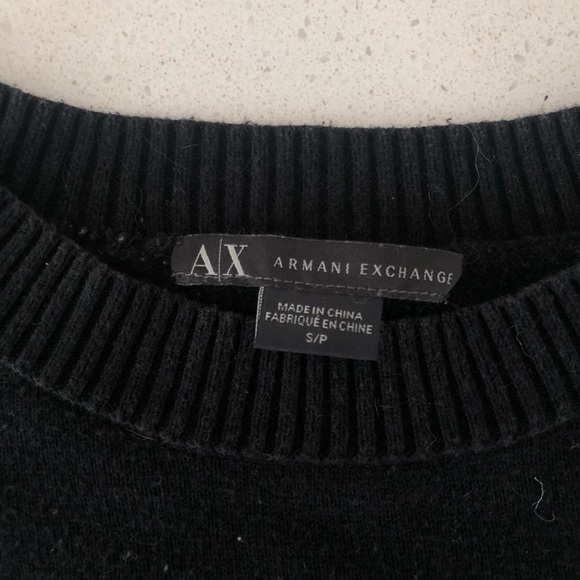 Armani Exchange — Knit Branded Sweater - Picture 2 of 2